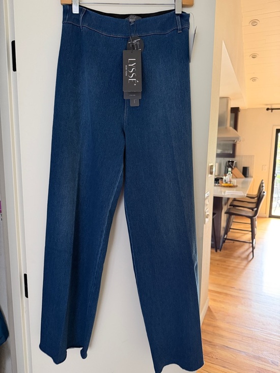 Lysse Denim - Lysse Indigo Wide-Leg Flare Jeans size Medium New with Tags!